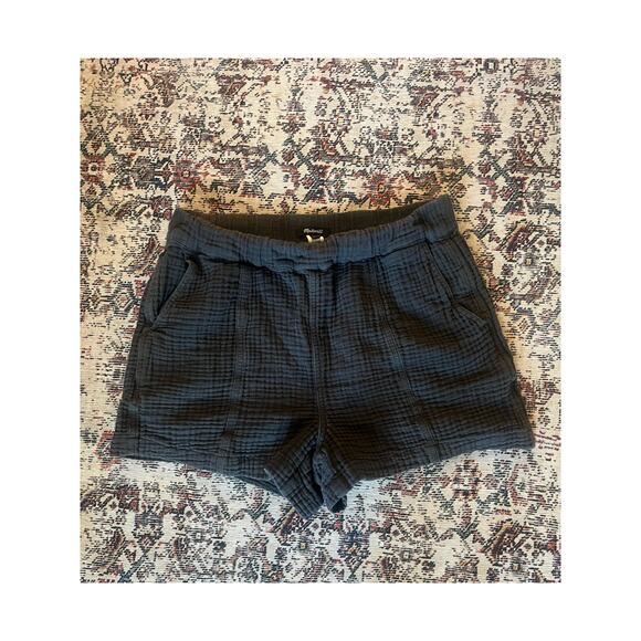 Madewell Women's Lightspun Easy Pull-On Shorts Casual Gray Size Medium - Picture 1 of 3